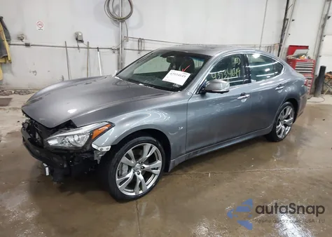 2018 Infiniti Q70 3.7X Luxe z USA, uszkodzony, nr VIN JN1BY1AR7JM220592